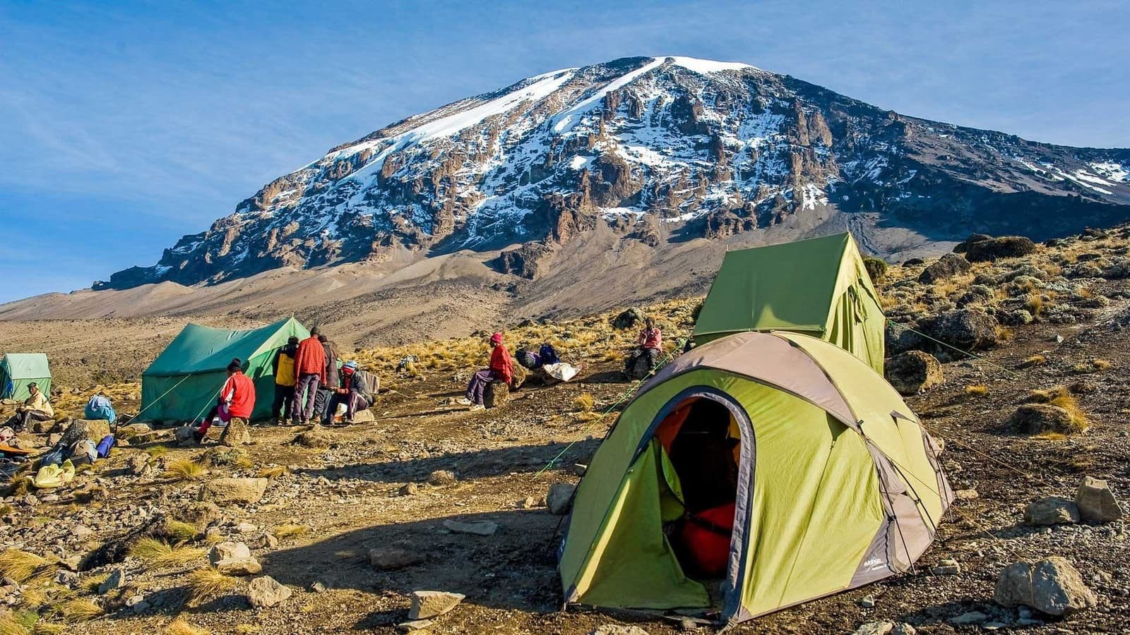 Luxury tented camp under the stars