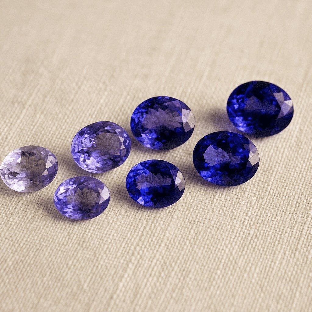 sapphire amethyst and tanzanite